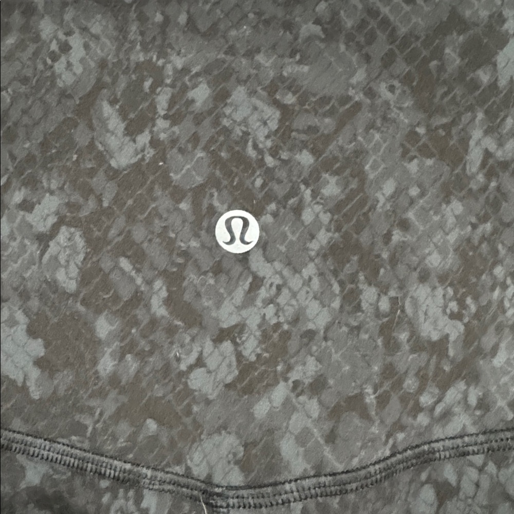 Pre Owned Lululemon Black Patterned Leggings And … - image 3